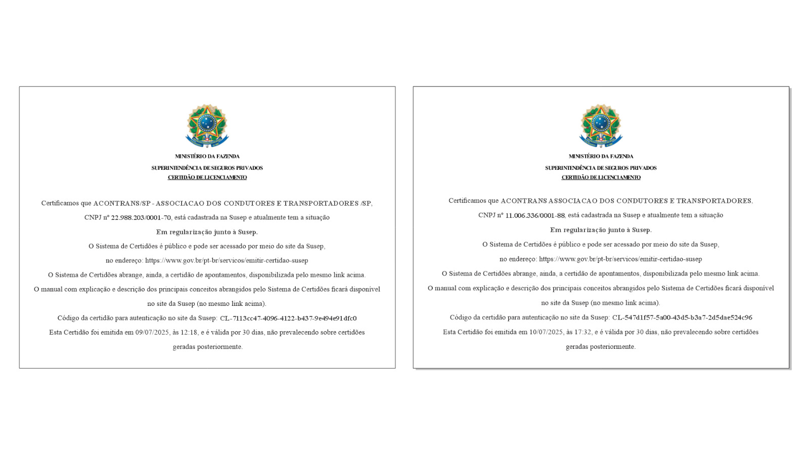 Registro SUSEP